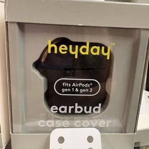Heyday Black Earbud Case for AirPods